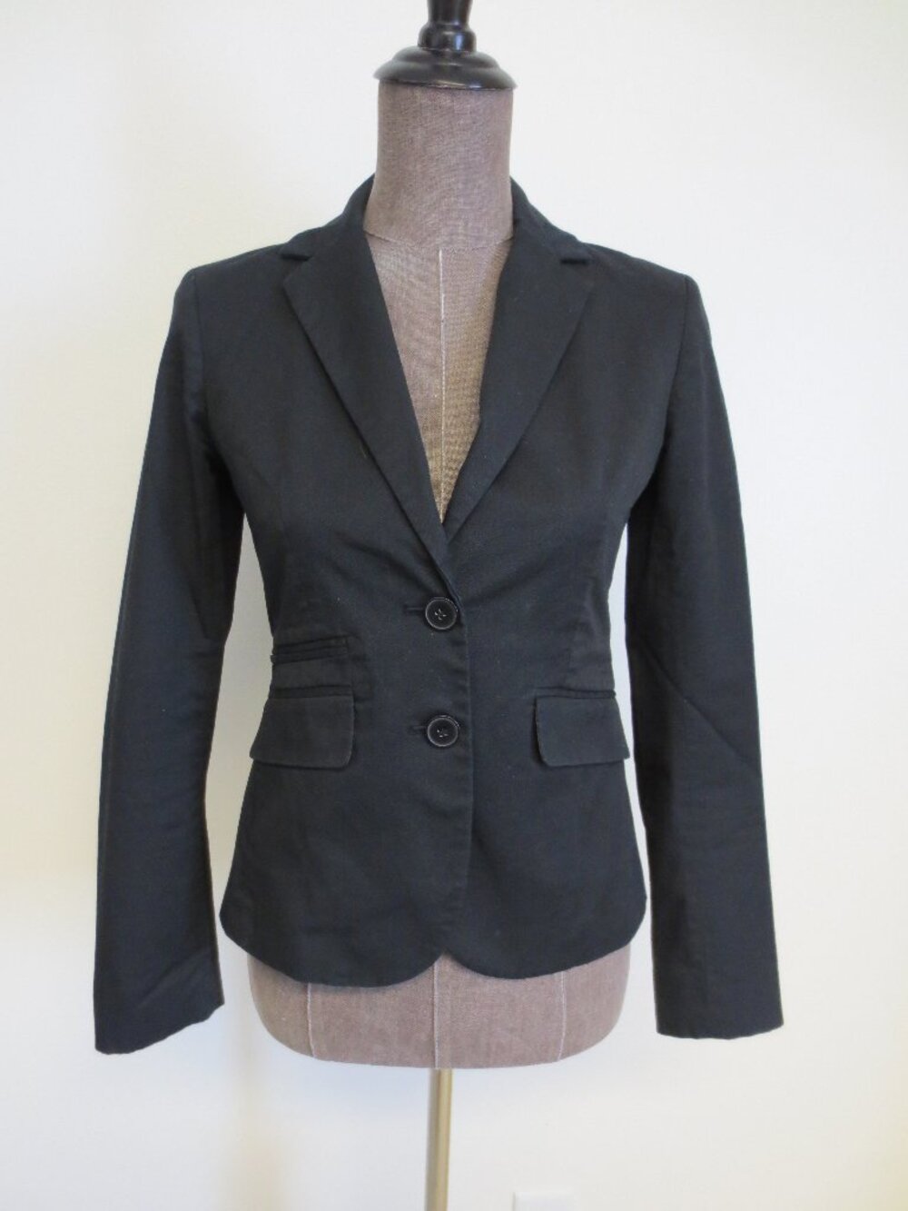 New York & Company Stretch Black Single Breasted Blazer Womens Size 2 - XS - S